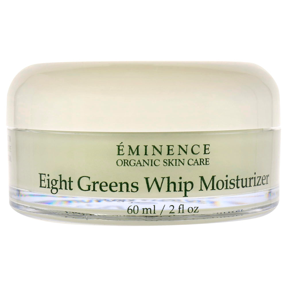 Texture close-up of Eminence Whip Moisturizer shows a whipped, creamy finish.