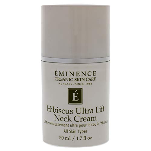 Closeup texture of Eminence Hibiscus Ultra Lift Neck Cream for décolletage care