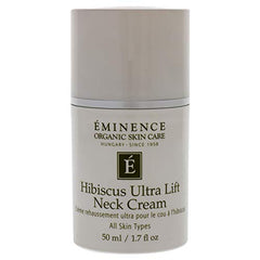 Closeup texture of Eminence Hibiscus Ultra Lift Neck Cream for décolletage care