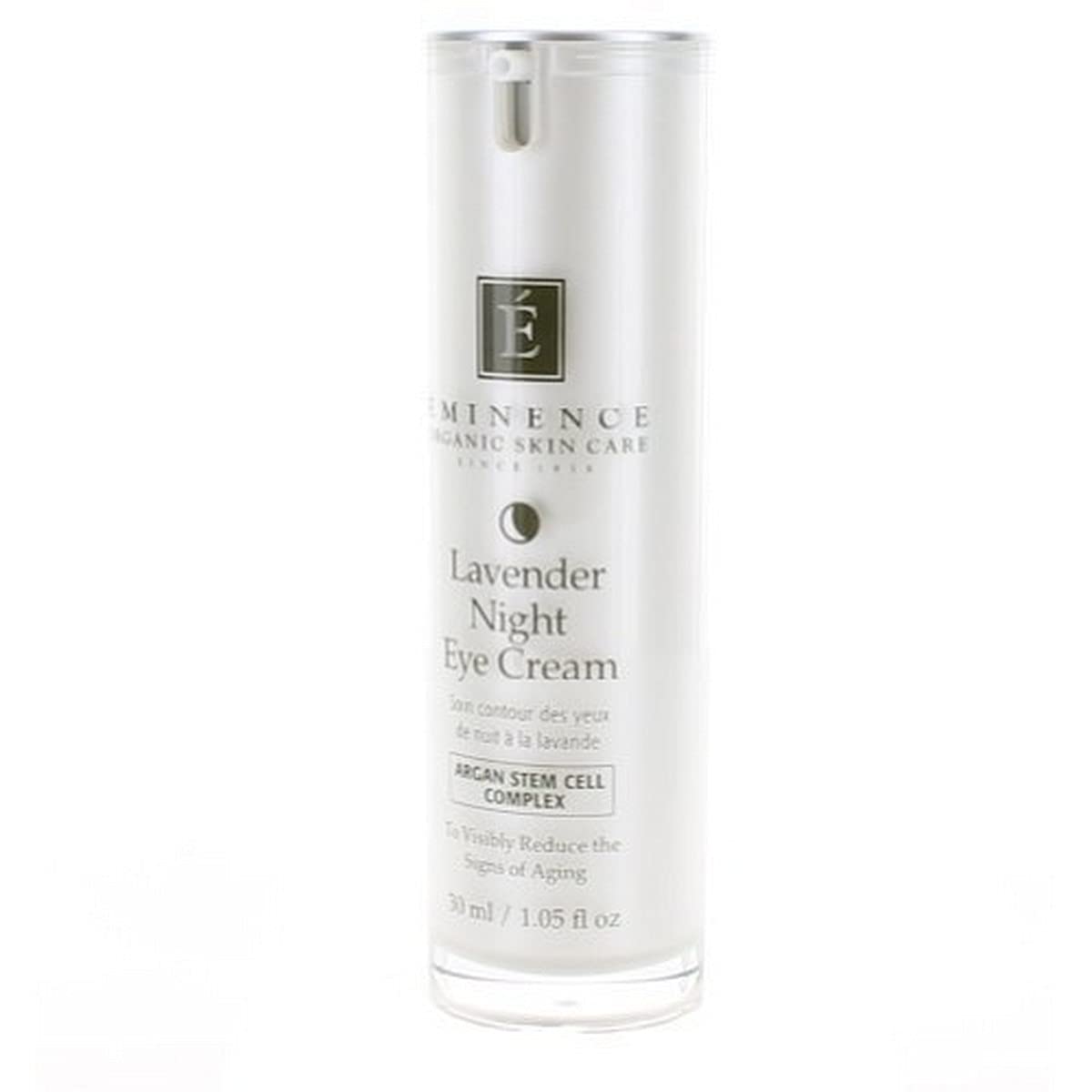 Eminence Lavender Age Corrective Night Eye Cream bottle for soothing nighttime care.