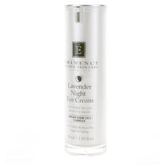 Eminence Lavender Age Corrective Night Eye Cream bottle for soothing nighttime care.