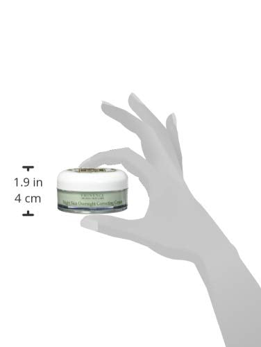 Eminence night-application at the jawline demonstrates smooth spread and soothing hydration.