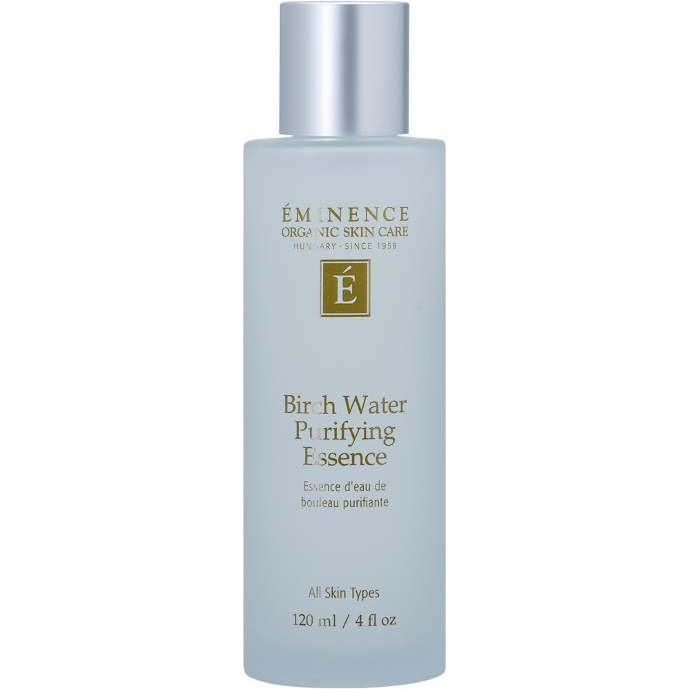 Eminence Birch Water Purifying Essence bottle for hydration and barrier support.