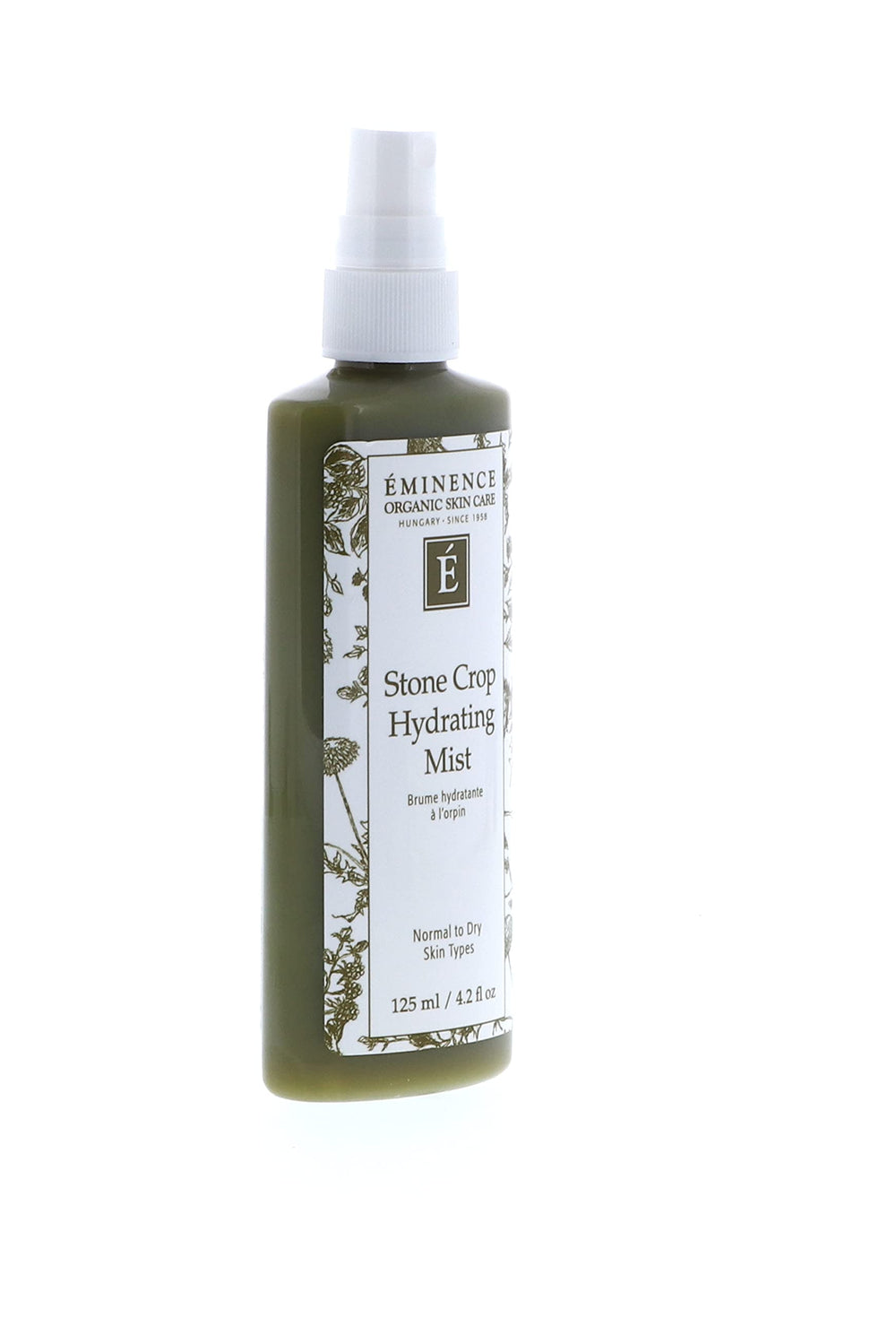 Eminence Stone Crop Hydrating Mist mist view showing fine spray.