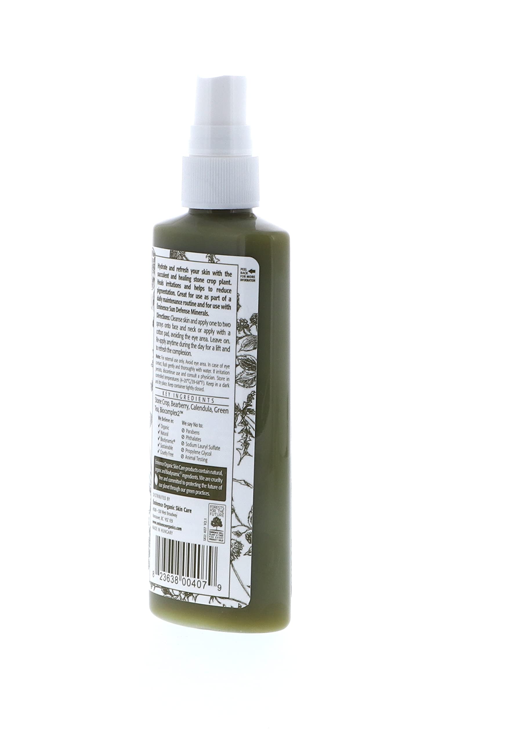 Eminence Stone Crop Hydrating Mist packaging variation shown.