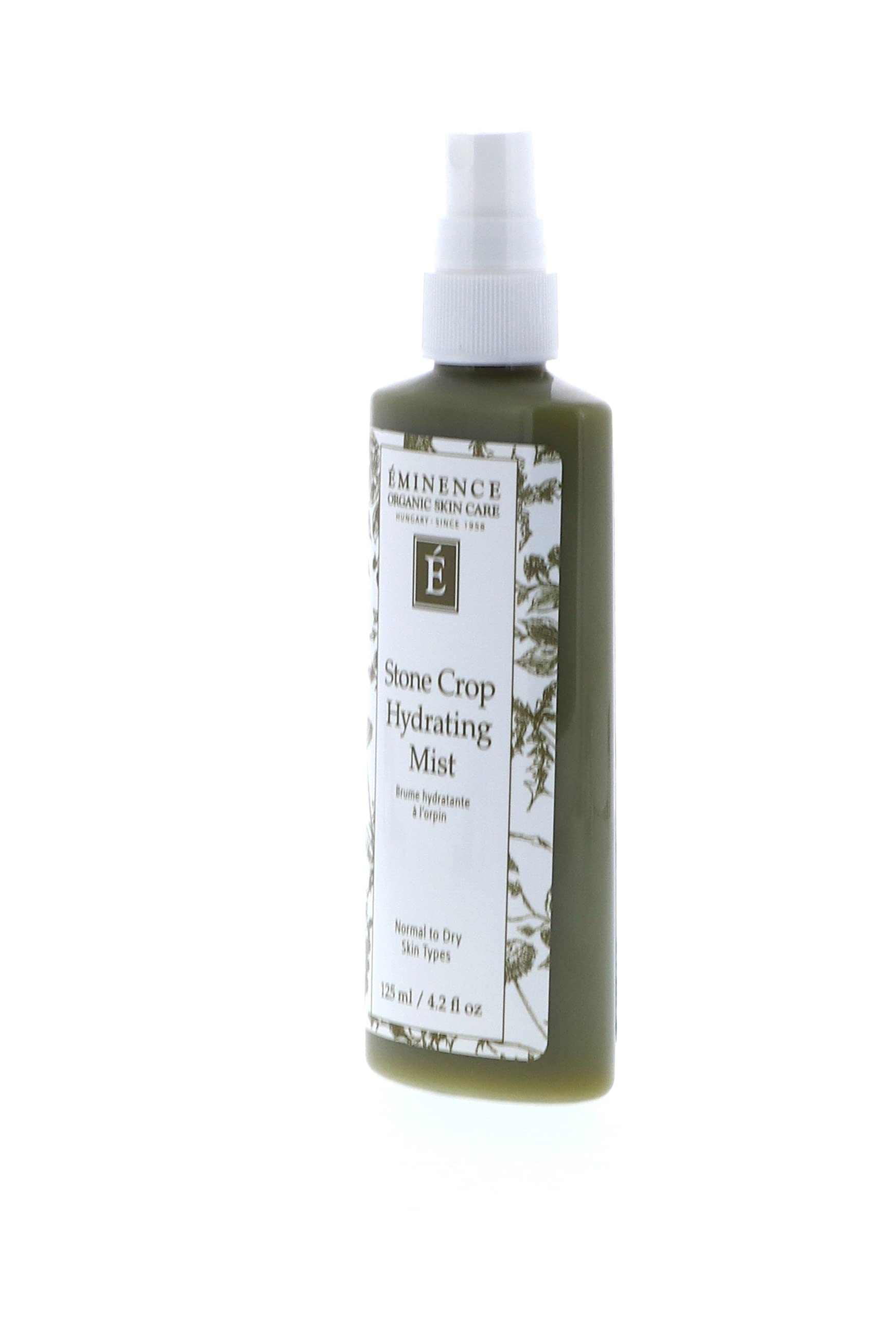 Eminence Stone Crop Hydrating Mist spritz provides a quick, cool refresh.