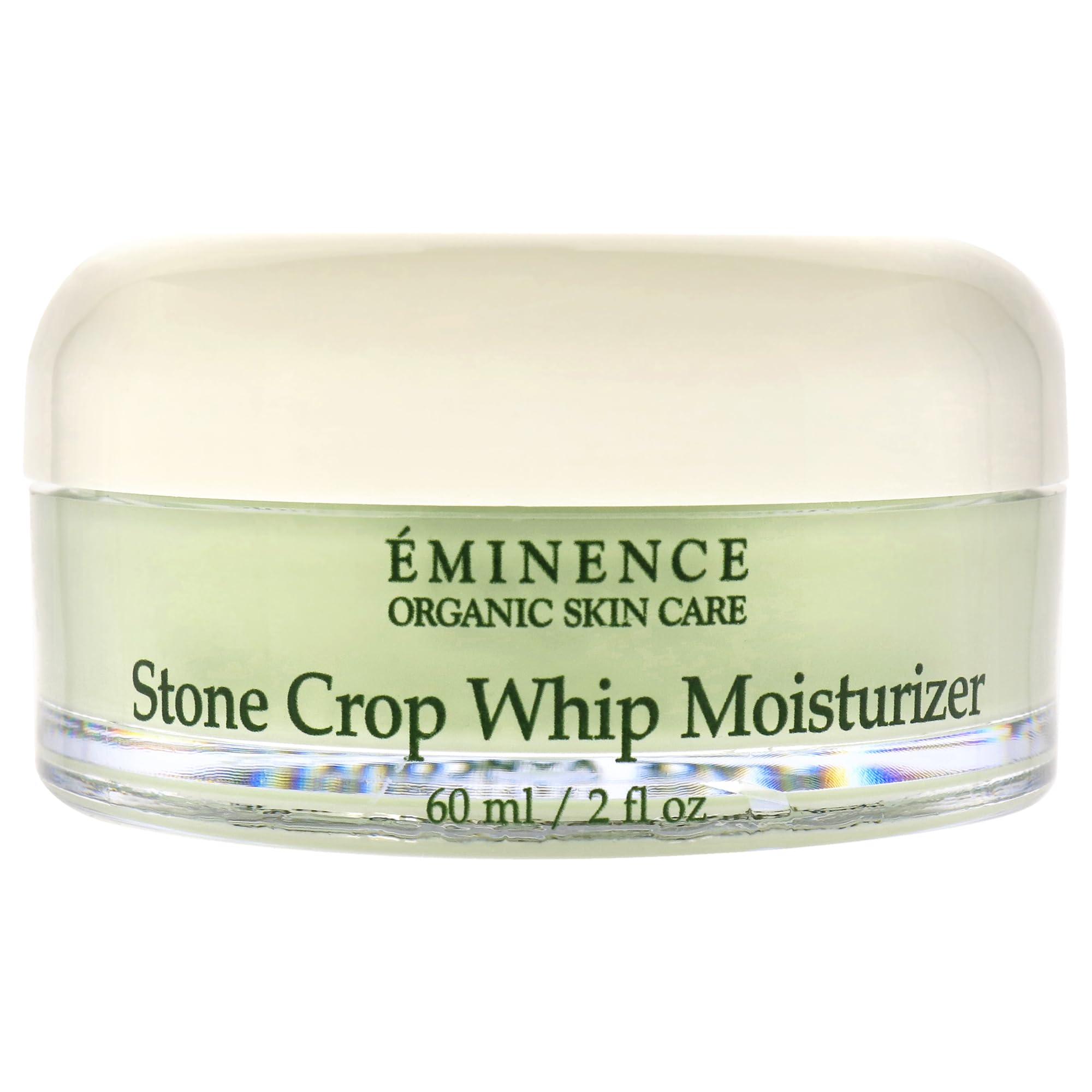 Eminence Stone Crop Whip Moisturizer close-up shows creamy, whipped texture for daily use.