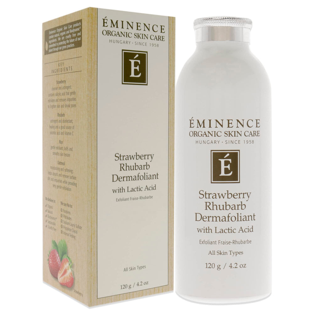Eminence Dermafoliant massage-action smooths skin while cleansing