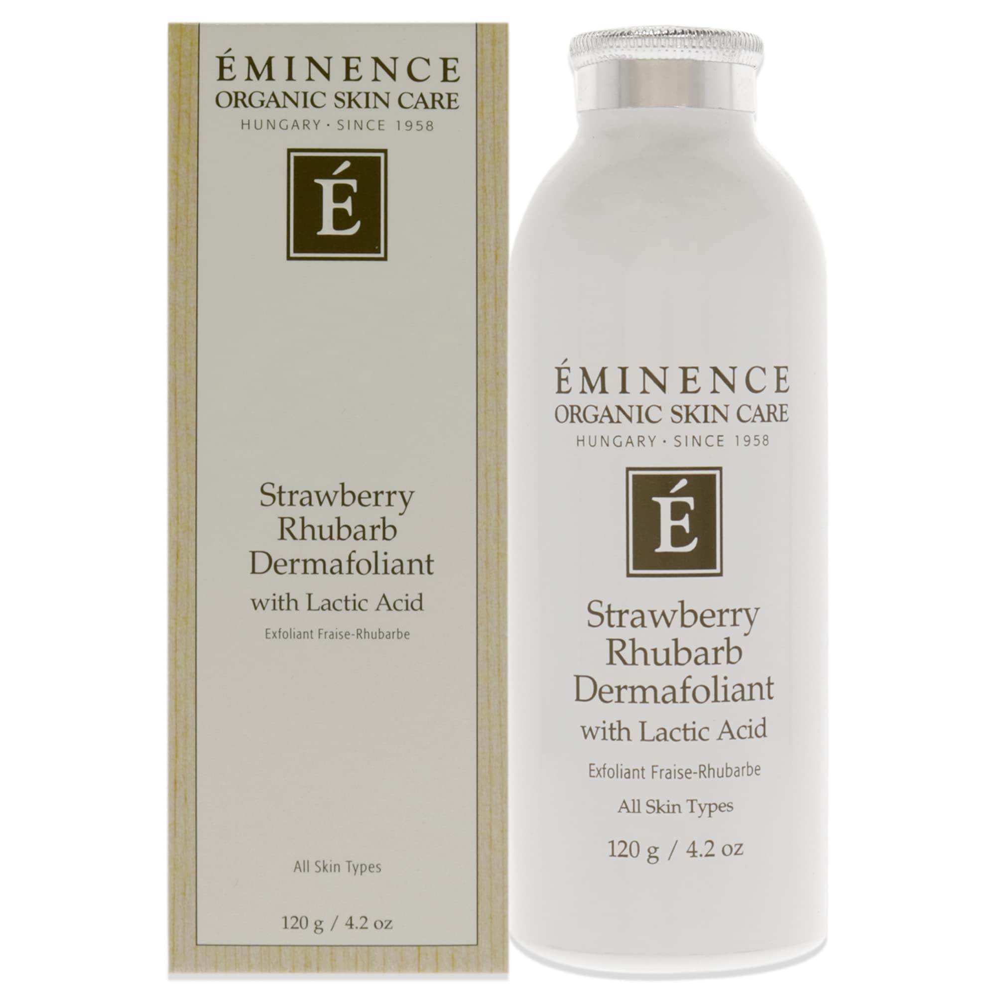 Eminence Strawberry Rhubarb Dermafoliant with water ready for gentle application