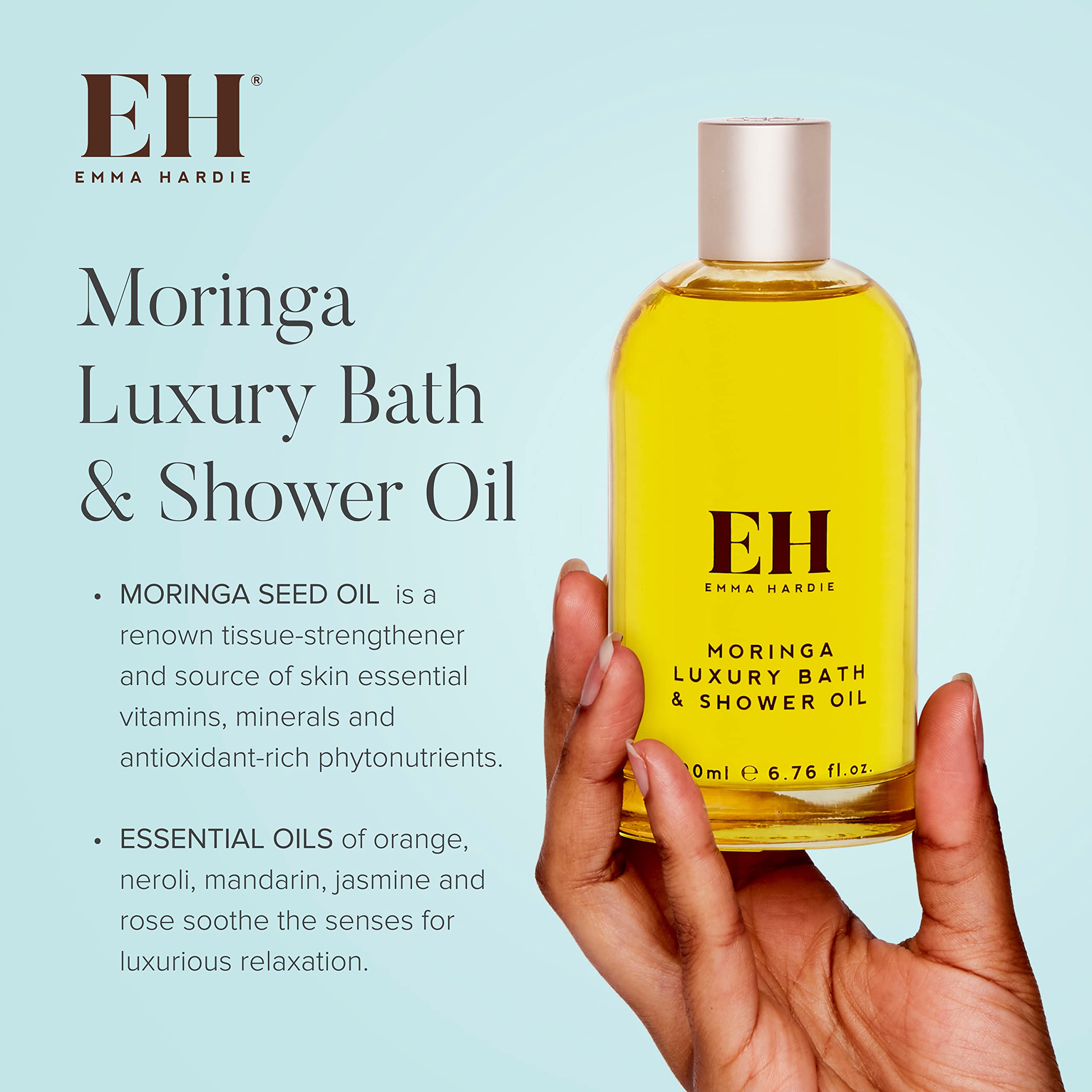 Emma Hardie Brilliance Facial Oil travel size nourishes and revitalizes skin