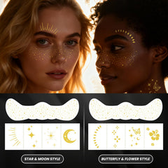EMOME face gems in lemon yellow and orange for vibrant accents