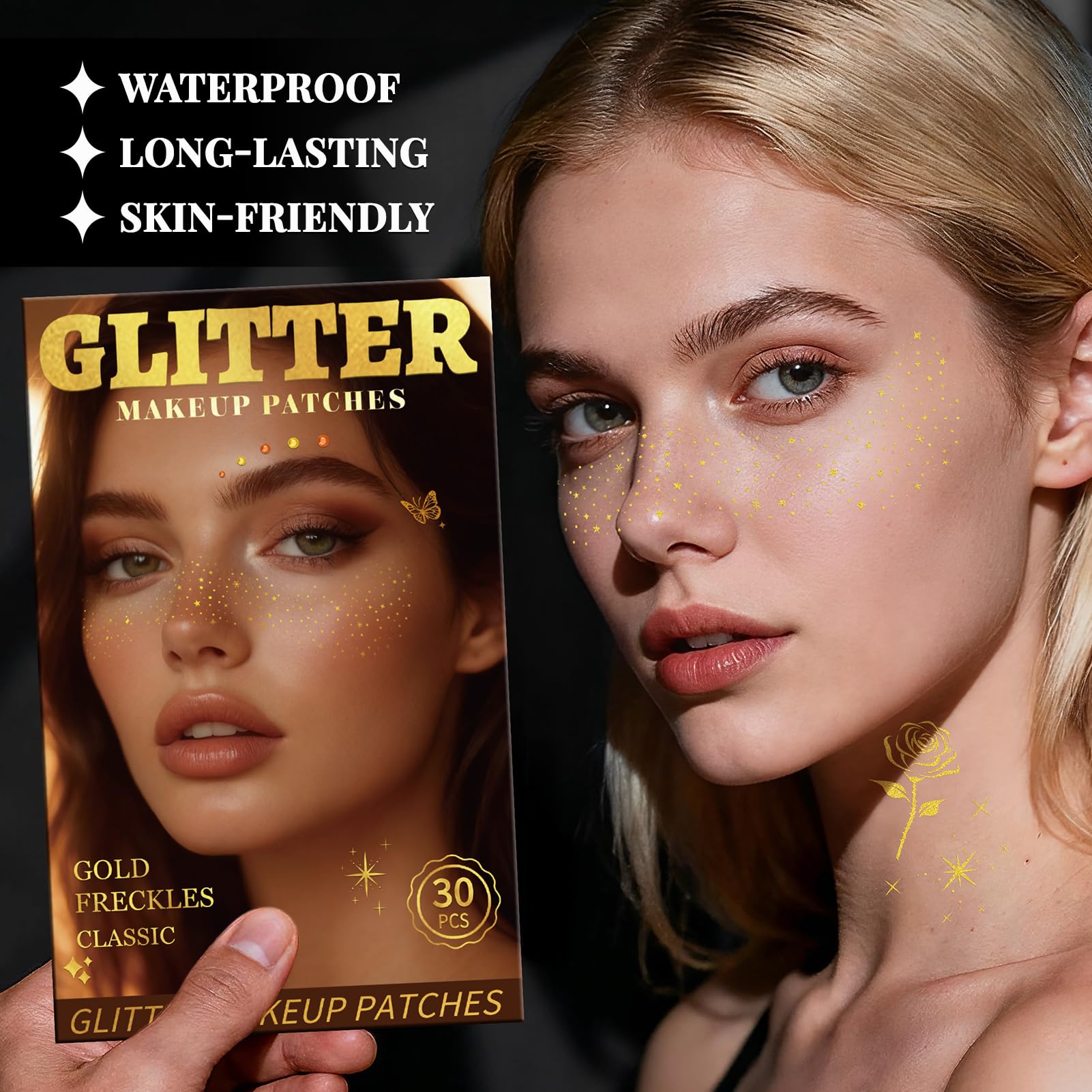 EMOME sweat-proof and long-lasting for parties and festivals