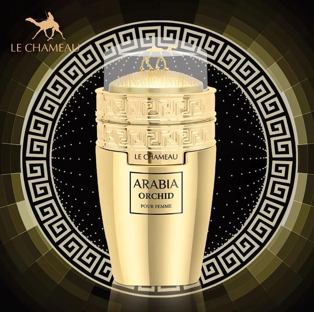 Emper Arabia Orchid Femme packaging display highlights gift-ready luxury.