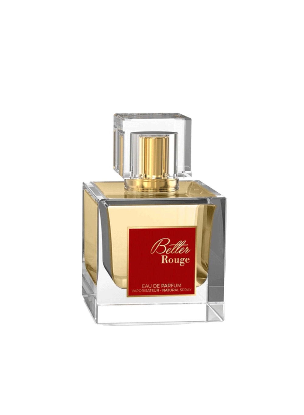 Emper Better Rouge bottle closeup, highlighting jasmine and amberwood notes.