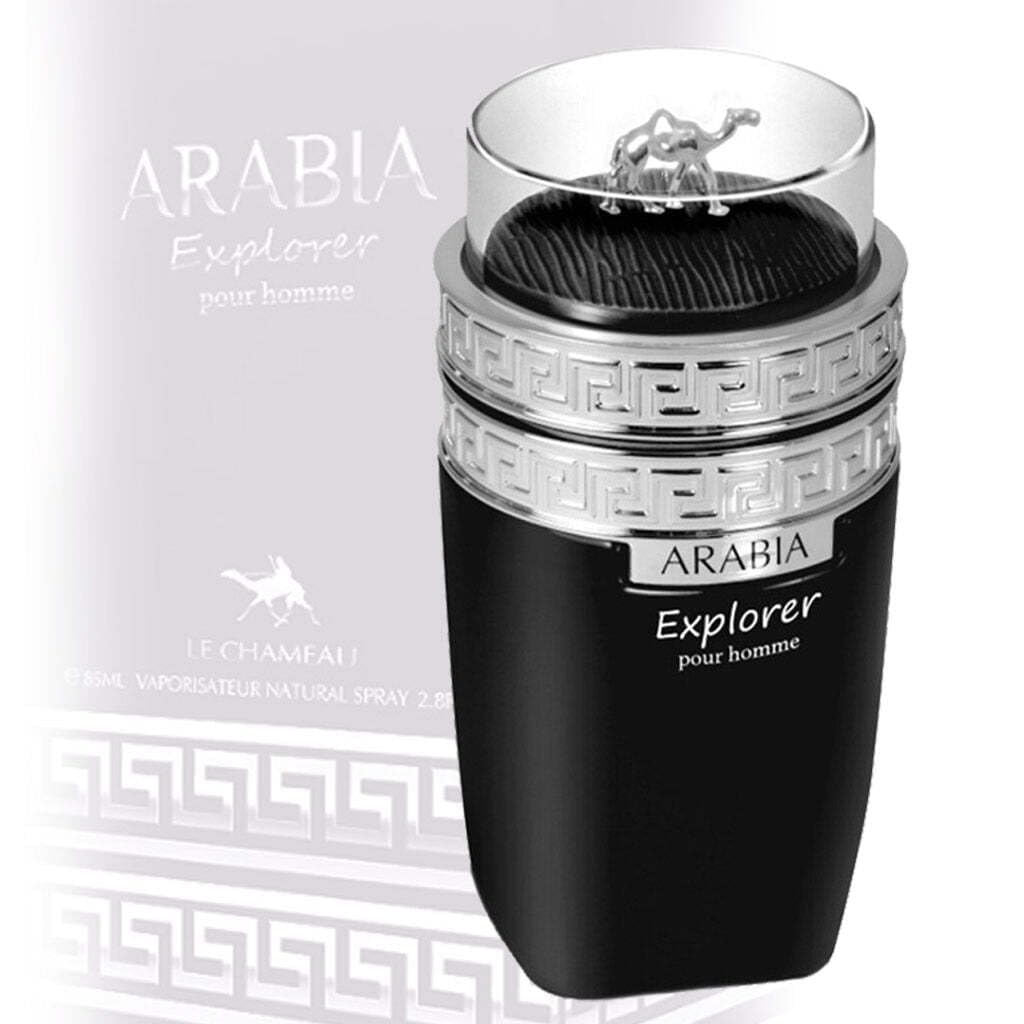 Close-up of fragrance notes bottle showing key ingredients visually