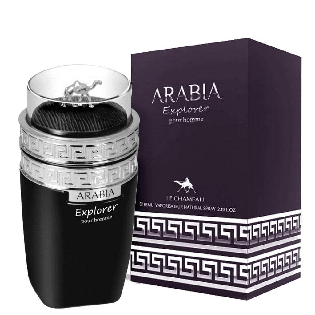 Emper Le Chameau Arabia Explorer outer packaging with camel emblem