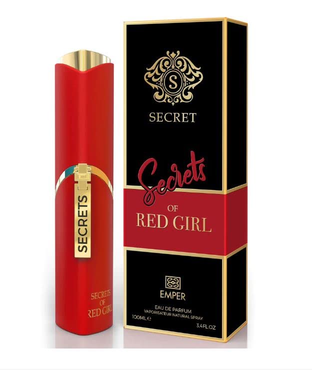 Emper Secrets of Red Girl vanilla vetiver base for lasting fragrance.