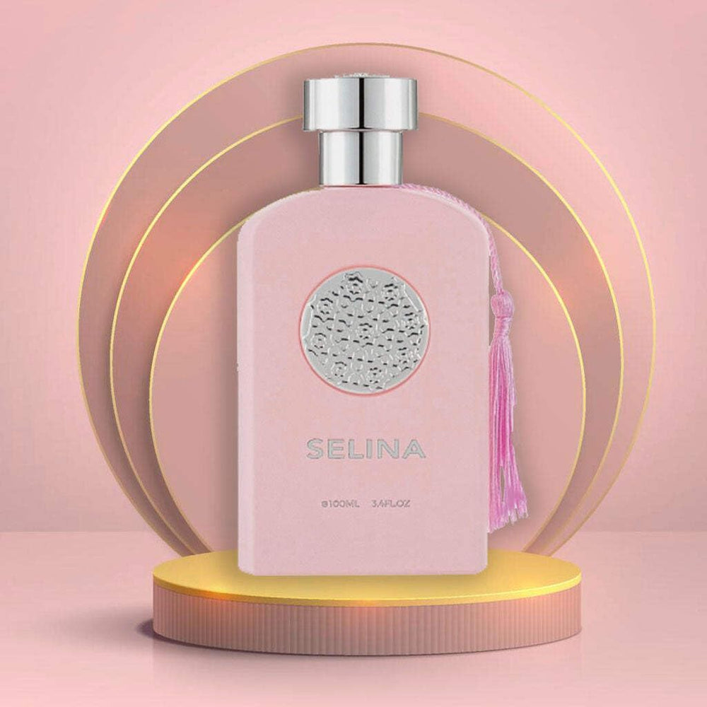 Emper Selina EDP on vanity display for evening elegance