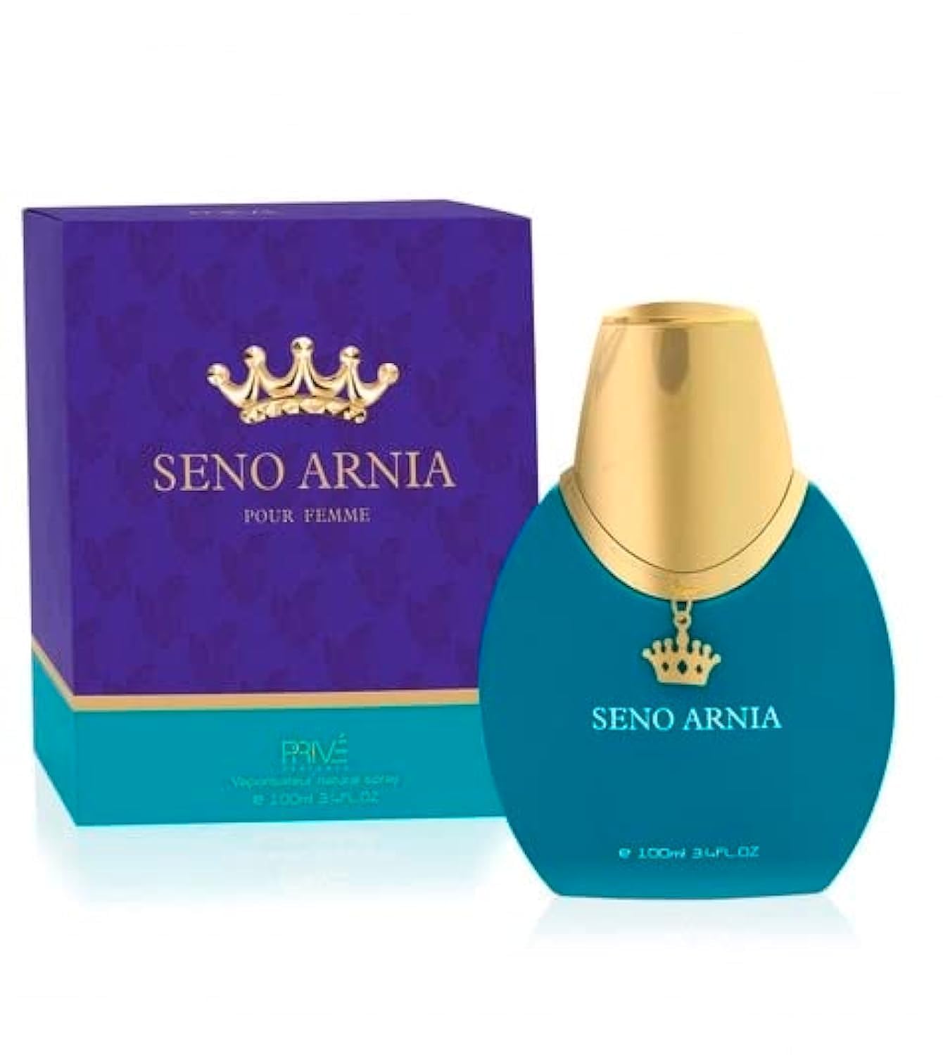 Emper Seno Arnia bottle front view, elegant daily perfume for her.