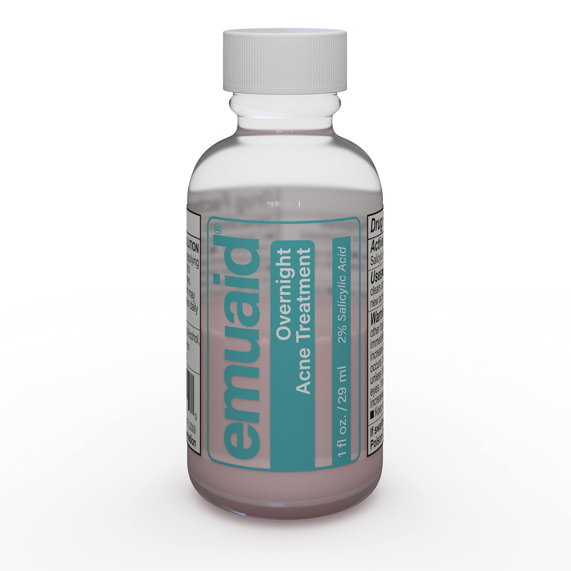 Emuaid packaging close-up highlights easy bedside routine.