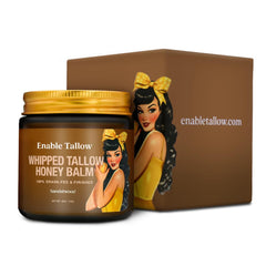 Enable Tallow whipped texture dispense demonstrates light non-greasy application.