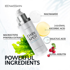 EnaSkin serum application close-up with targeted spot correction