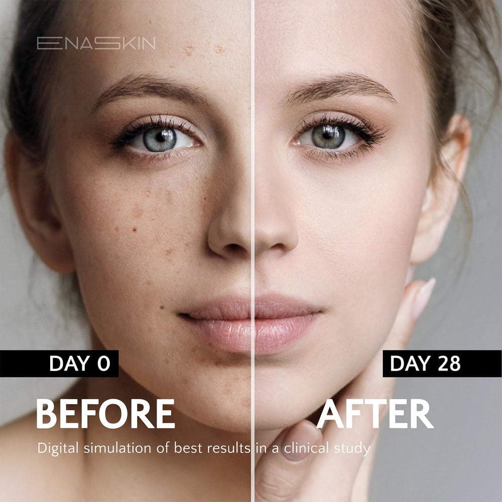 EnaSkin texture close-up reveals lightweight nourishing serum