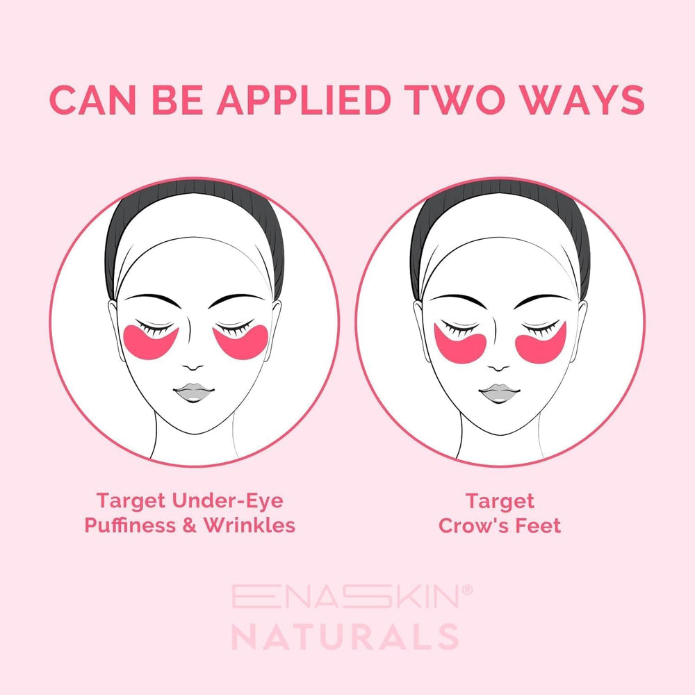 Enaskin Naturals collagen eye masks for nourished, smoother appearance.