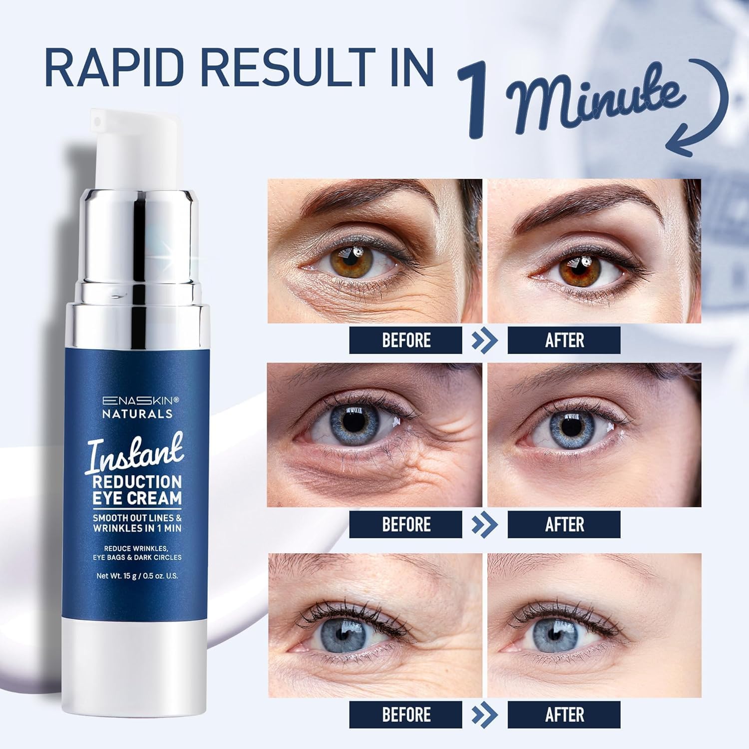 Enaskin Naturals creamy texture swirl demonstrates smooth application.