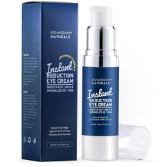 Enaskin Naturals Instant Eye Cream packaging shown for on-the-go refresh.