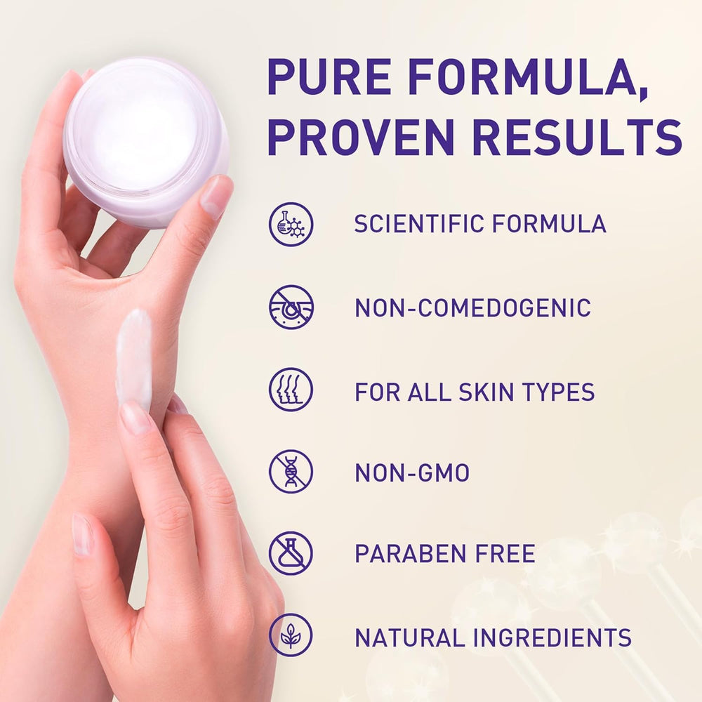 Enaskin Naturals Instant Eye Tightener cream application showing brightening potential