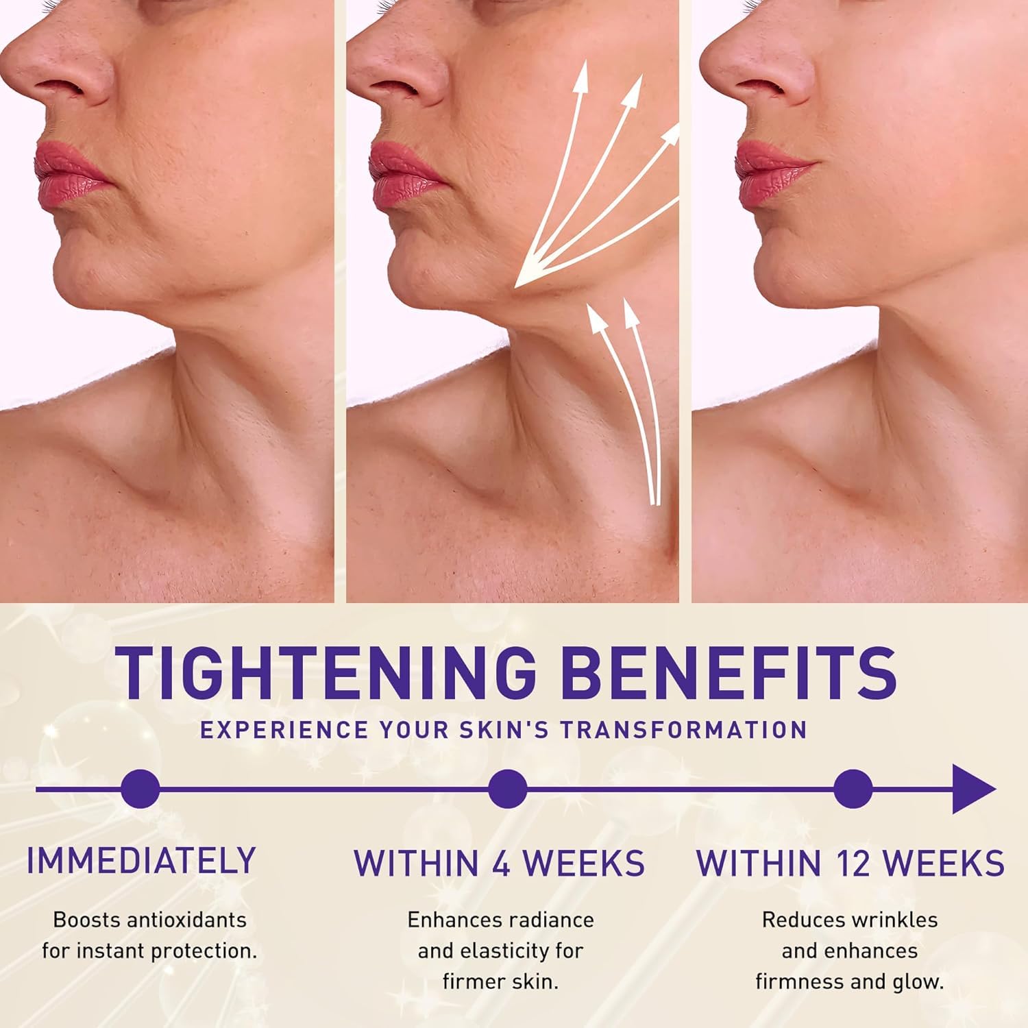 Enaskin Naturals Instant Face Tightener cream texture for smooth application