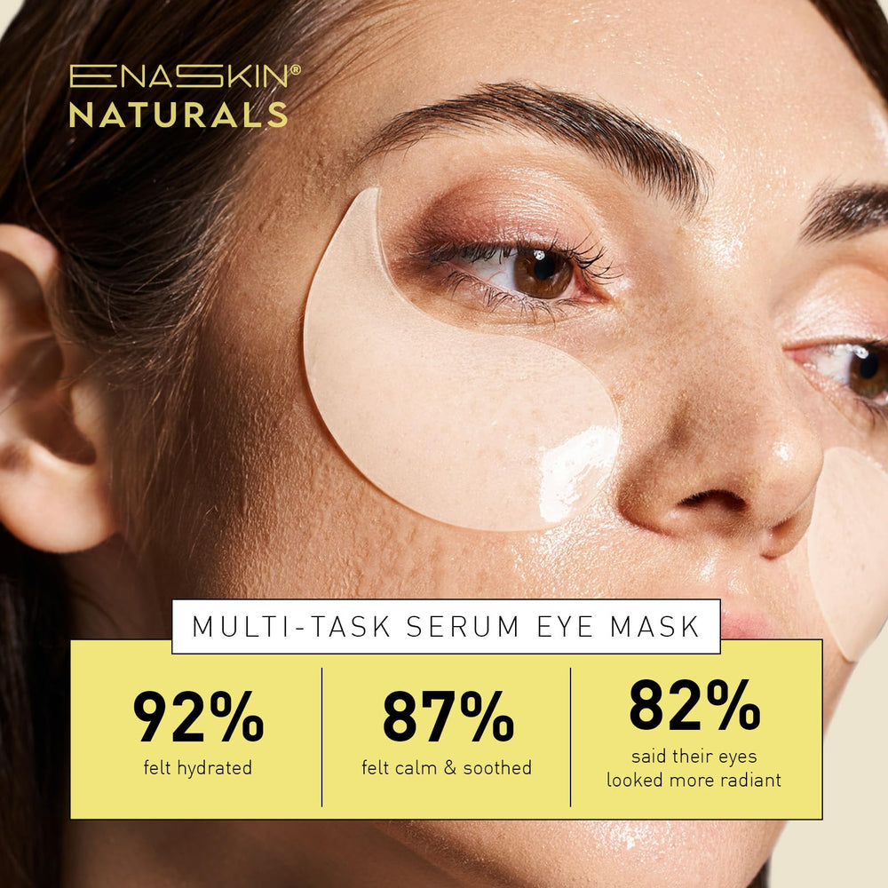 Enaskin Naturals patches help reduce puffiness around the eyes.