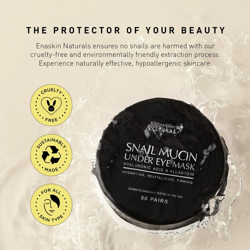 Enaskin Naturals travel-friendly eye care pads for on-the-go refreshment.