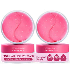 Enaskin Naturals under-eye patches caffeine hydrating for refreshed-looking eyes.