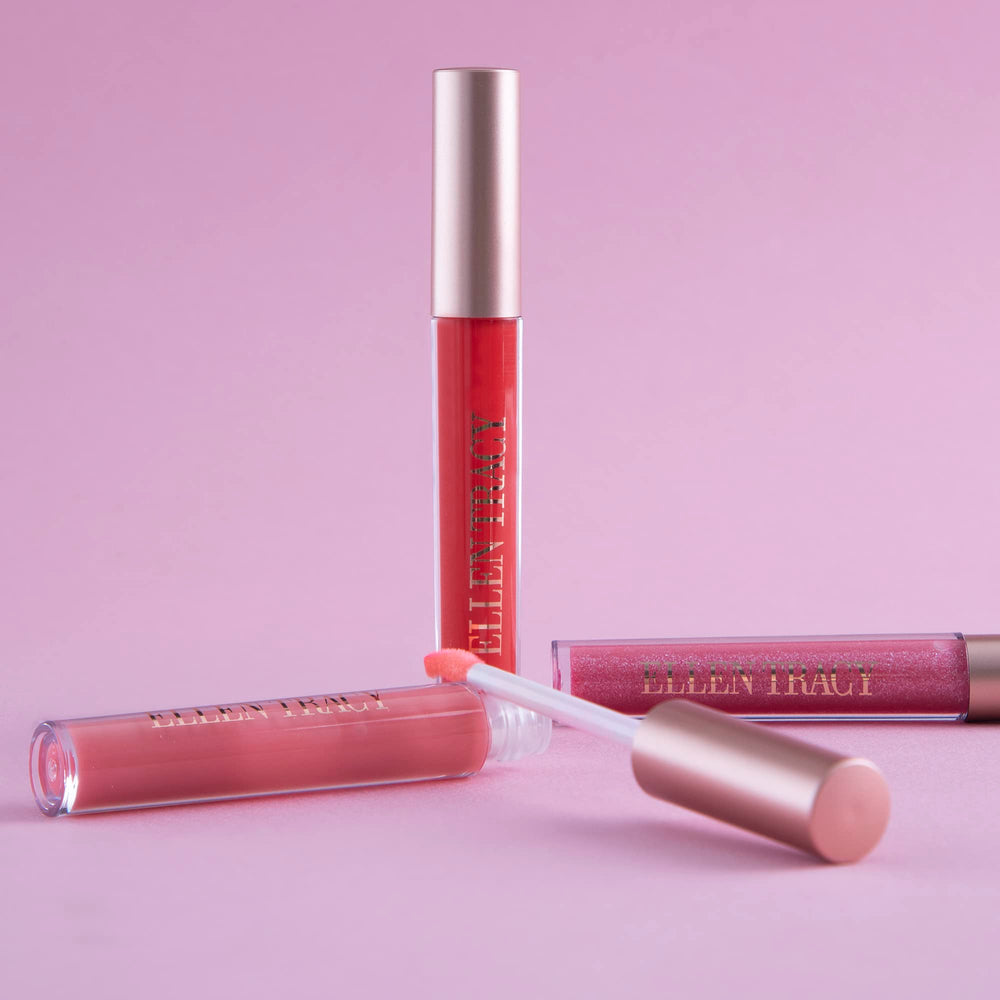 Enchante Ellen Tracy lip gloss shimmer collection for everyday glam.