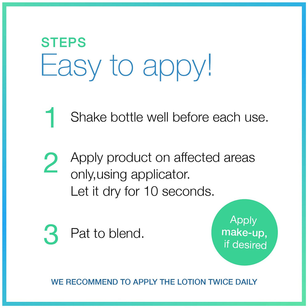 End-zit applied under makeup for discreet daytime treatment.