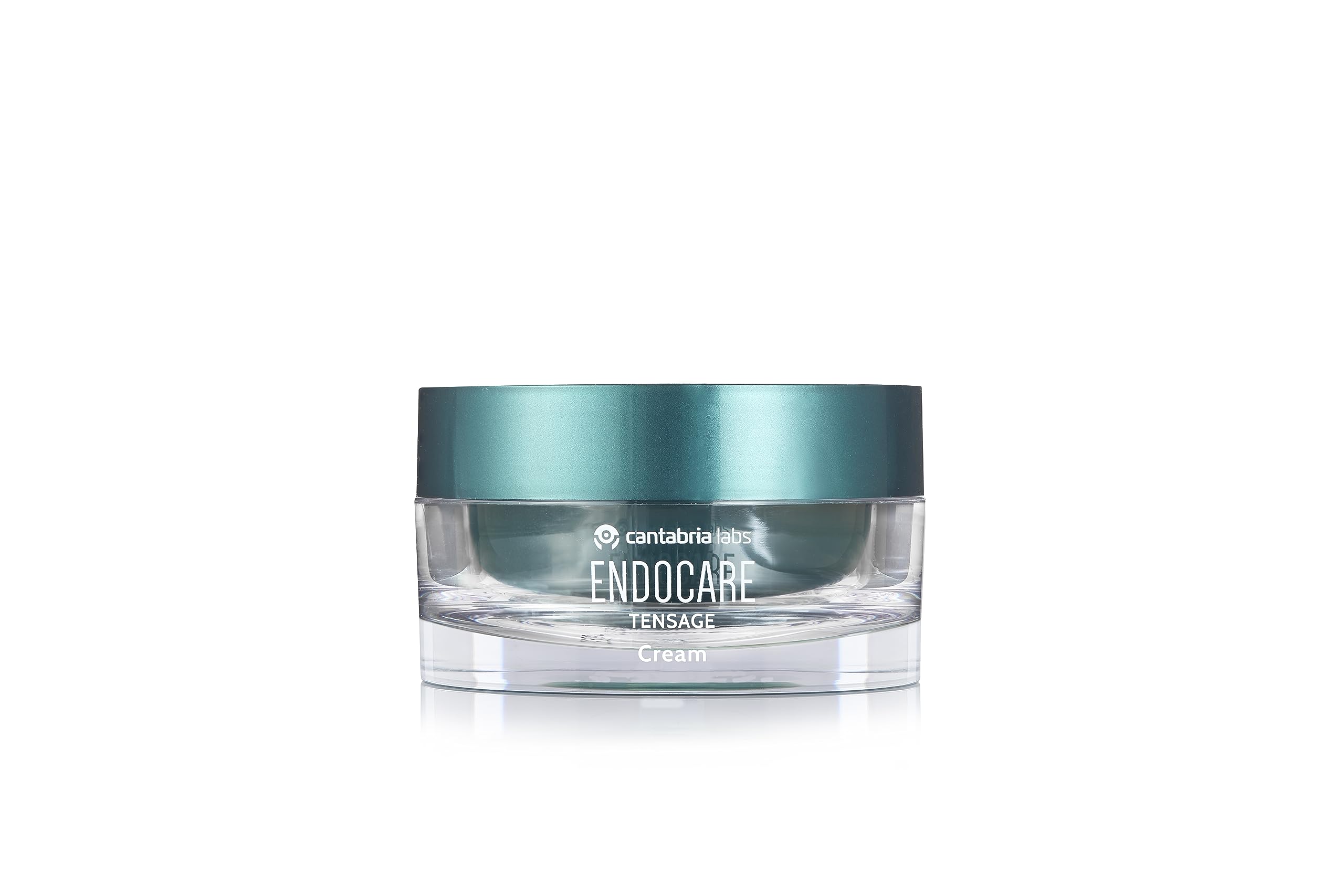 Application shot demonstrates quick, non-greasy hydration on the face with Endocare Tensage Cream.