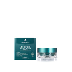 Endocare Tensage Cream jar cap highlights premium packaging and 50mL size.