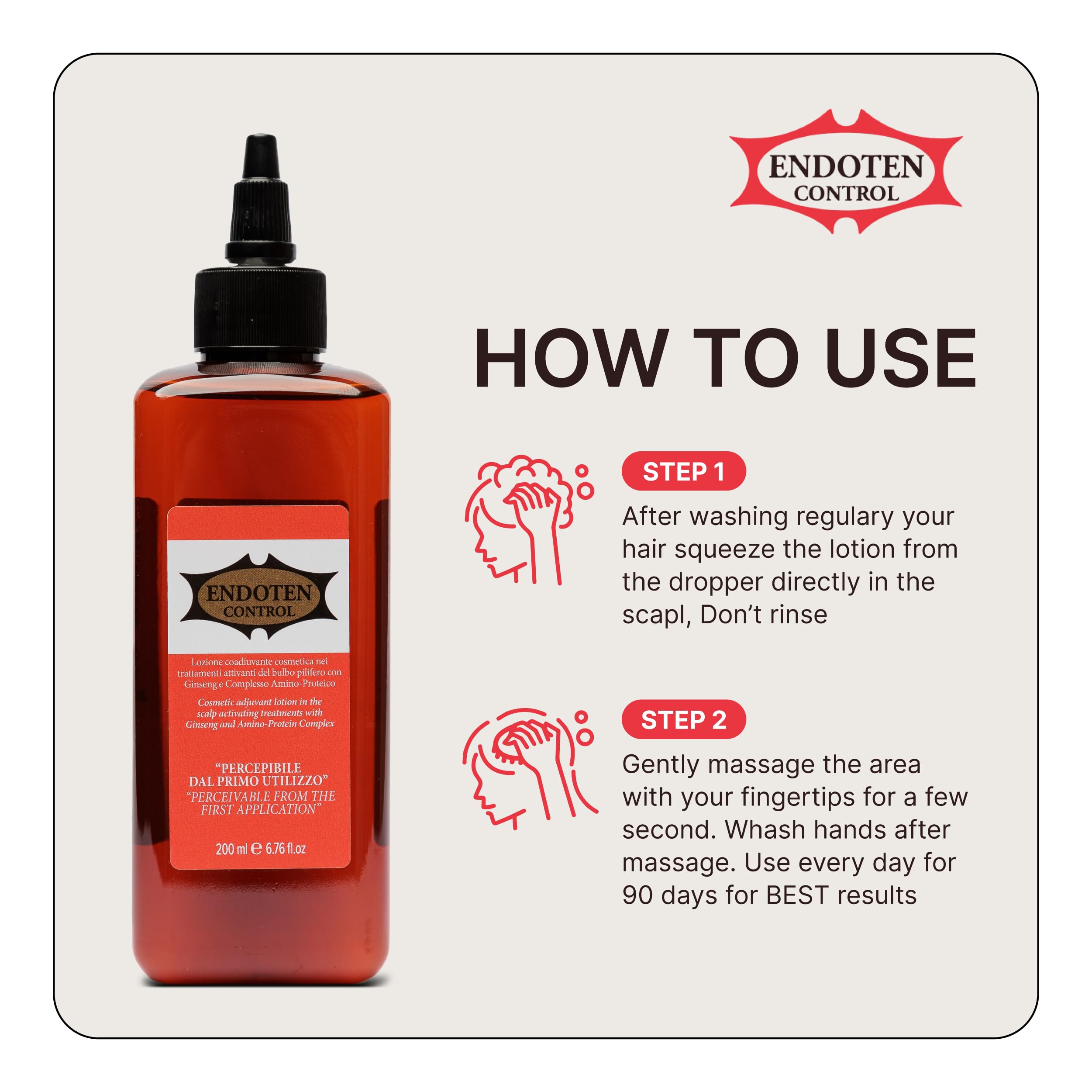ENDOTEN CONTROL Lotion keratin-protein boost reinforcing hair structure
