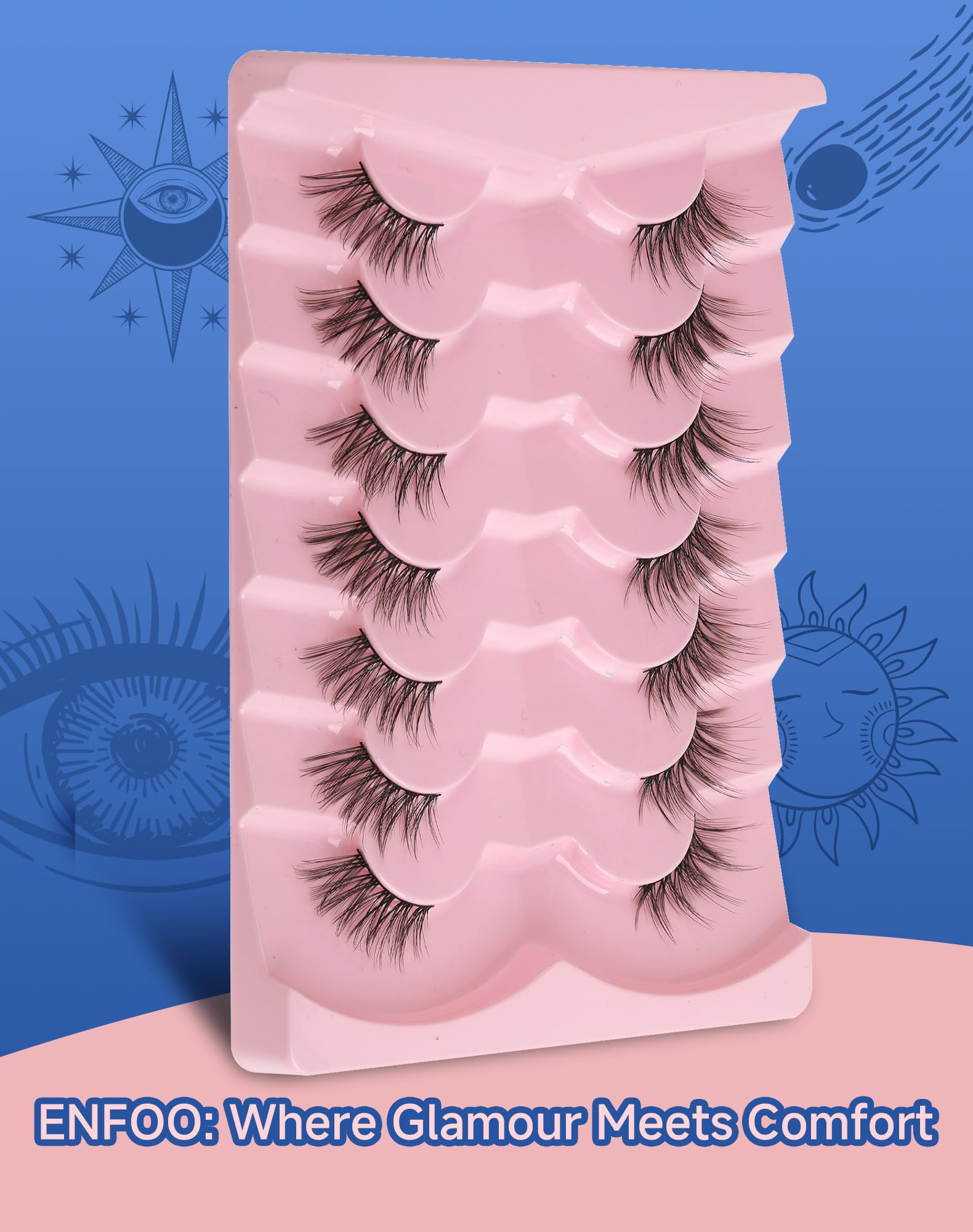ENFOO beginner friendly lashes easy to apply