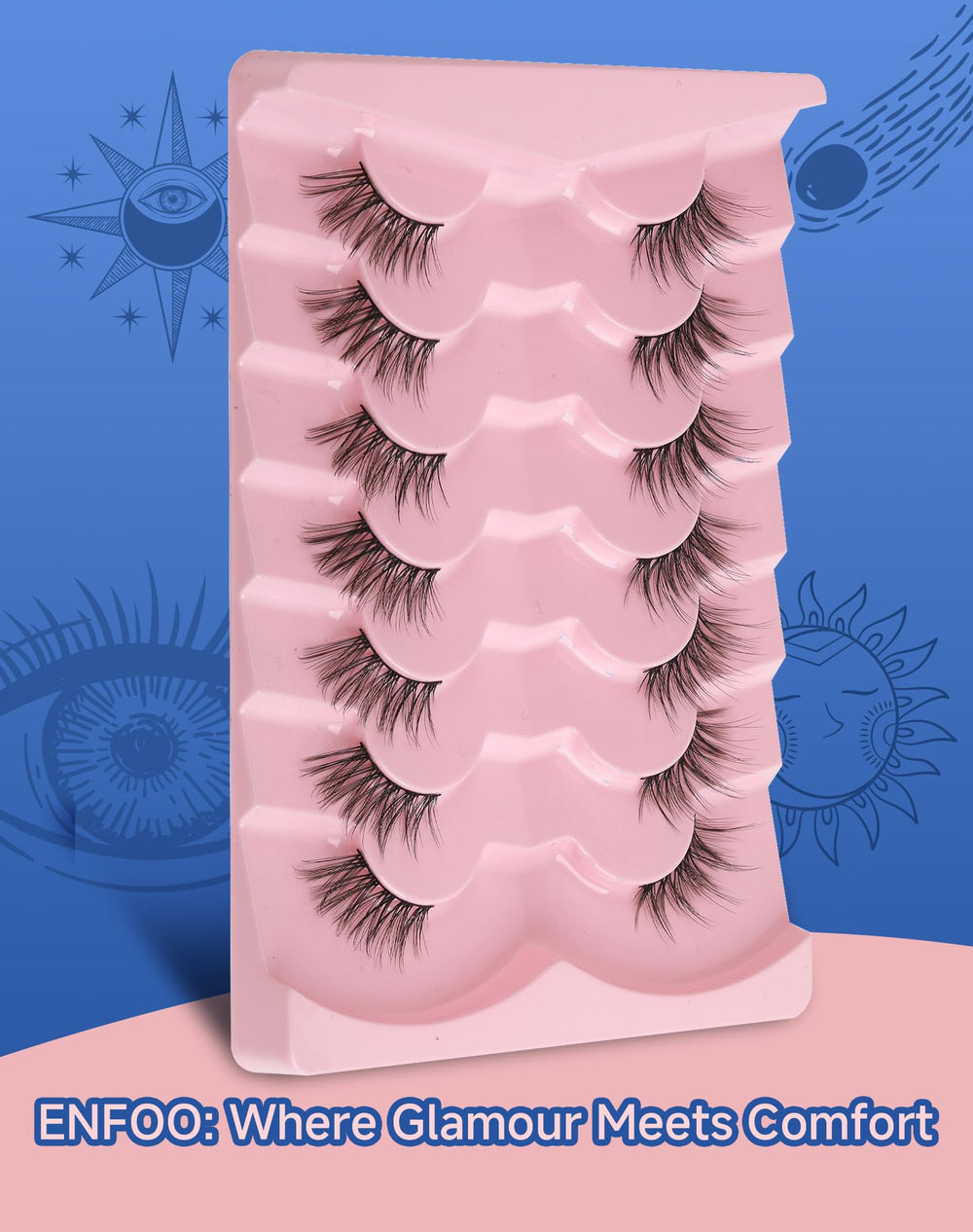 ENFOO beginner friendly lashes easy to apply