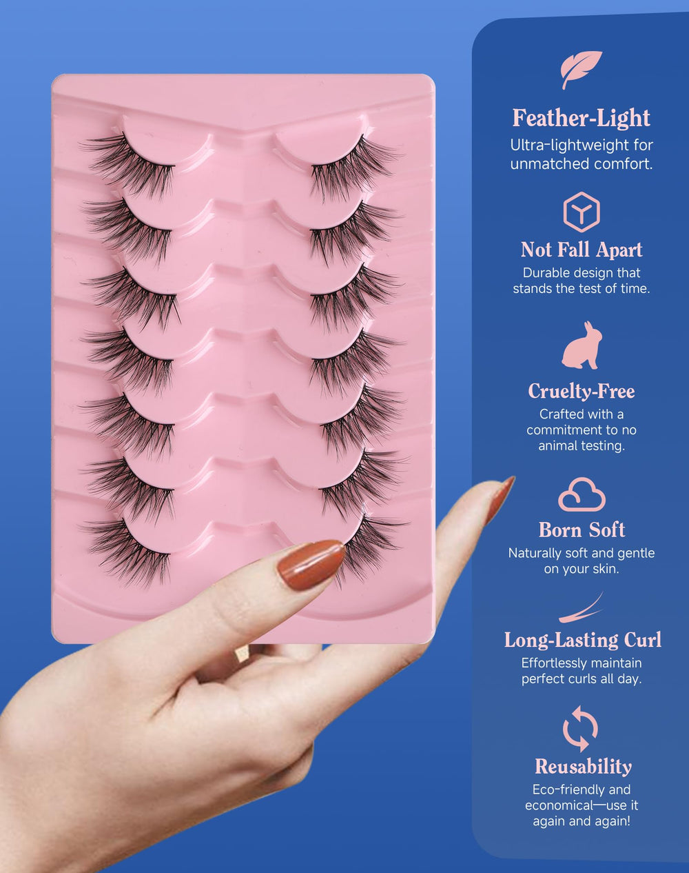 ENFOO reusable lashes for up to 20 uses