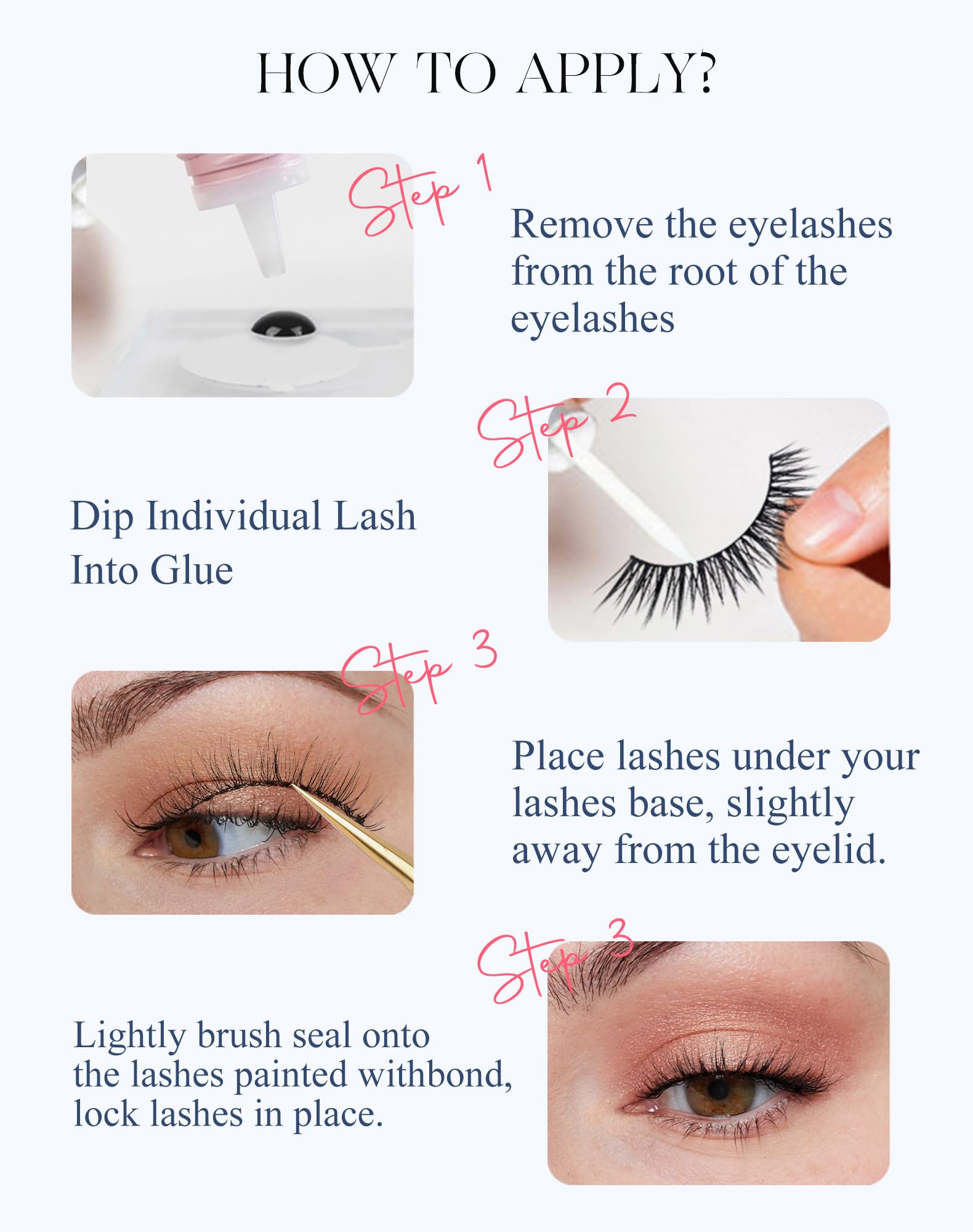 ENFOO seven pairs pack with versatile wispy lashes