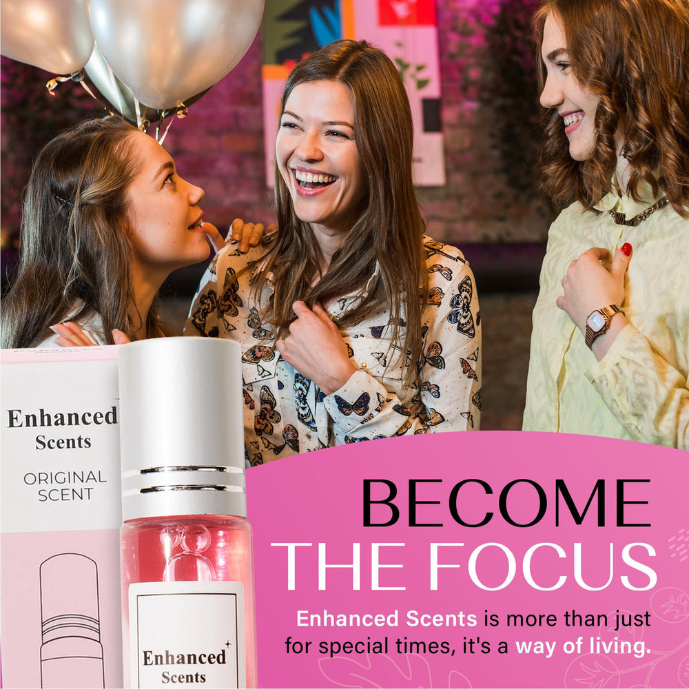 Applying Alloura roll-on demonstrates precise, mess-free fragrance refresh