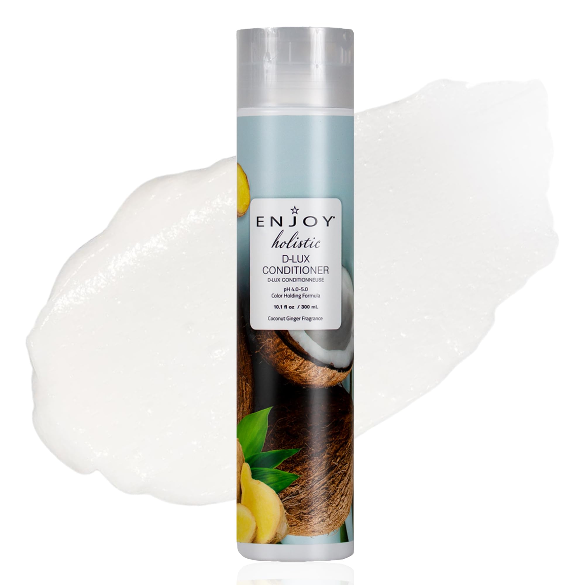 Enjoy D-LUX Conditioner delivers luxuriously soft hair and damage care.