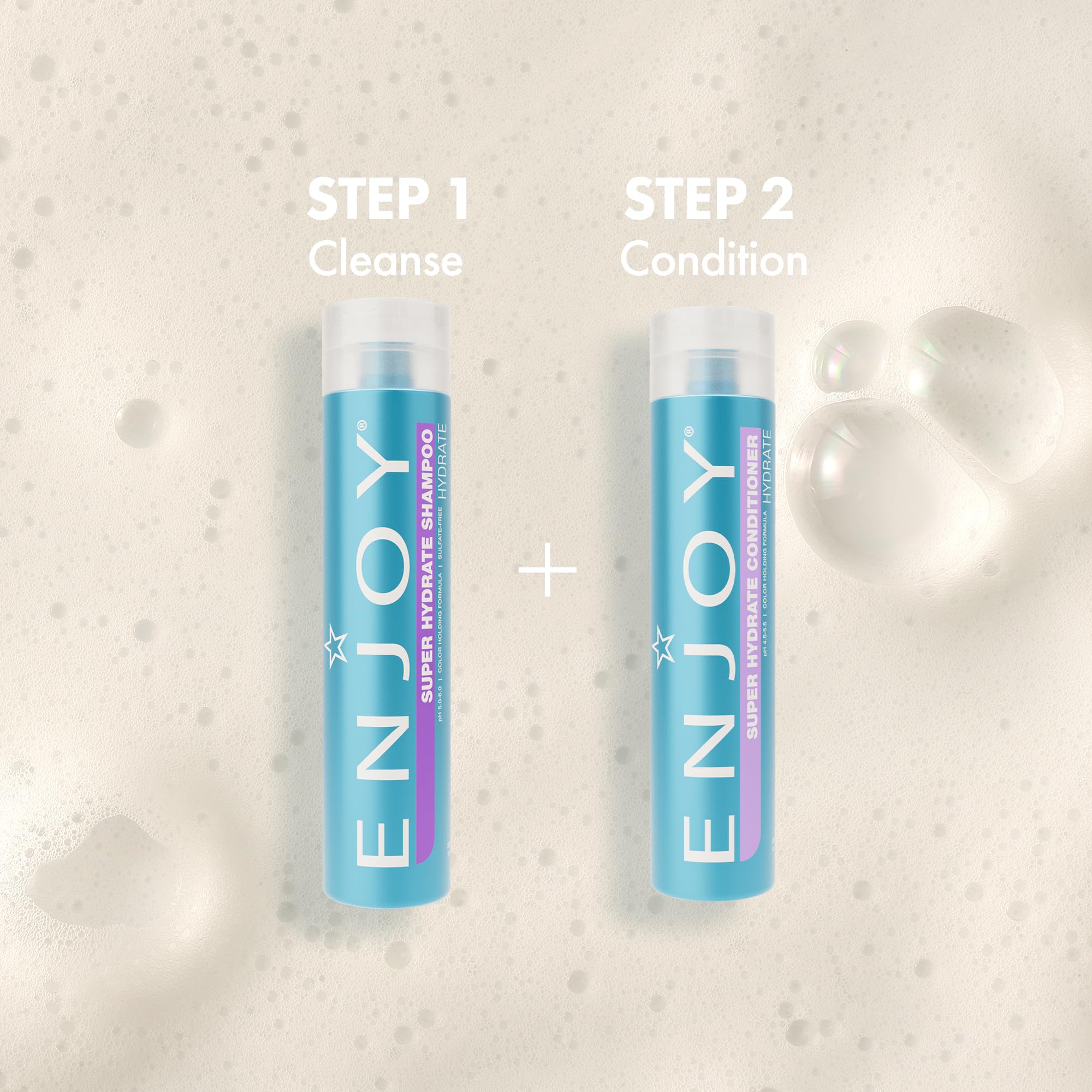 Enjoy Super Hydrate Shampoo fragrance-notes hints at spa-like scent for an enjoyable wash.