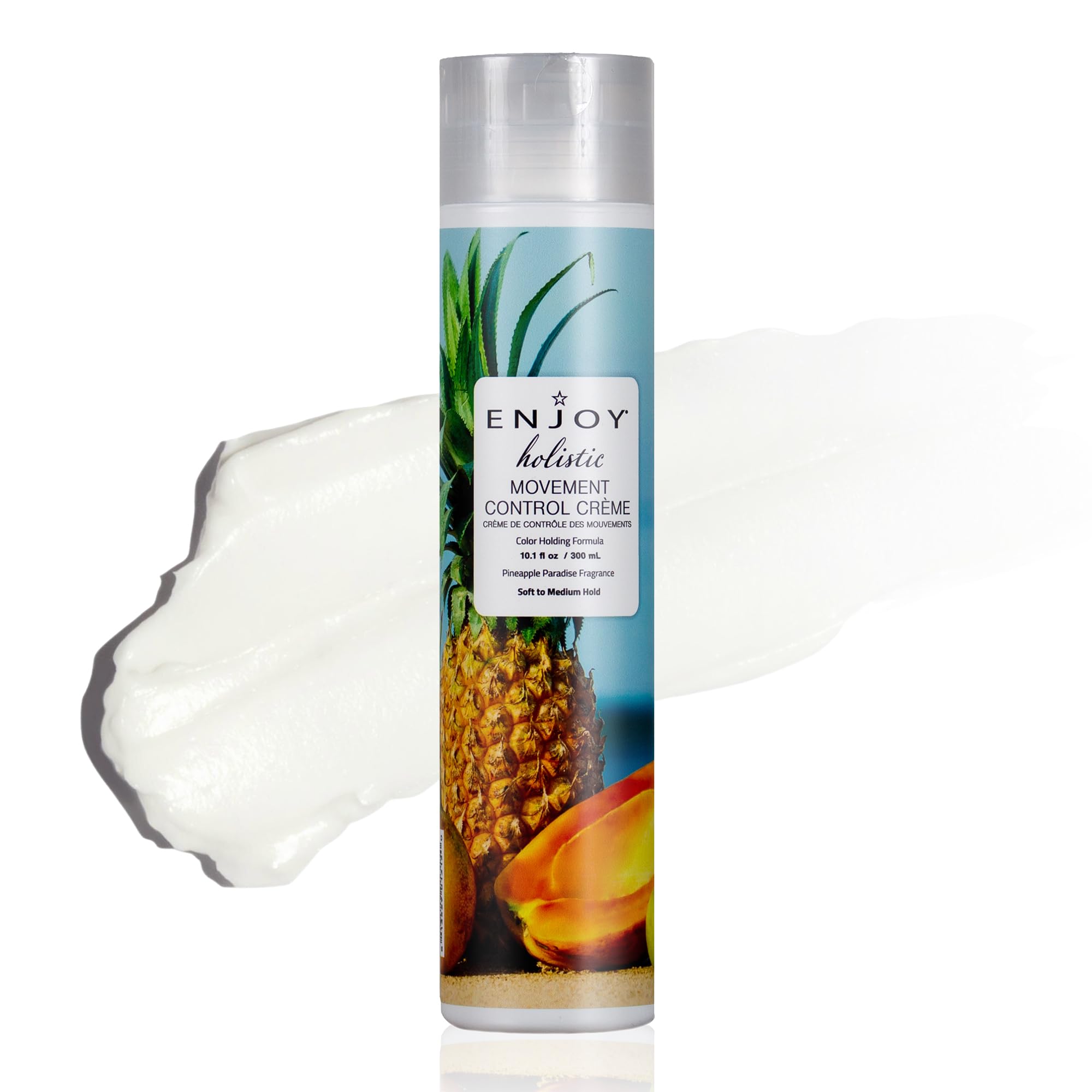 Enjoy Hair Styling Creme movement-control for flexible volume and smooth texture.