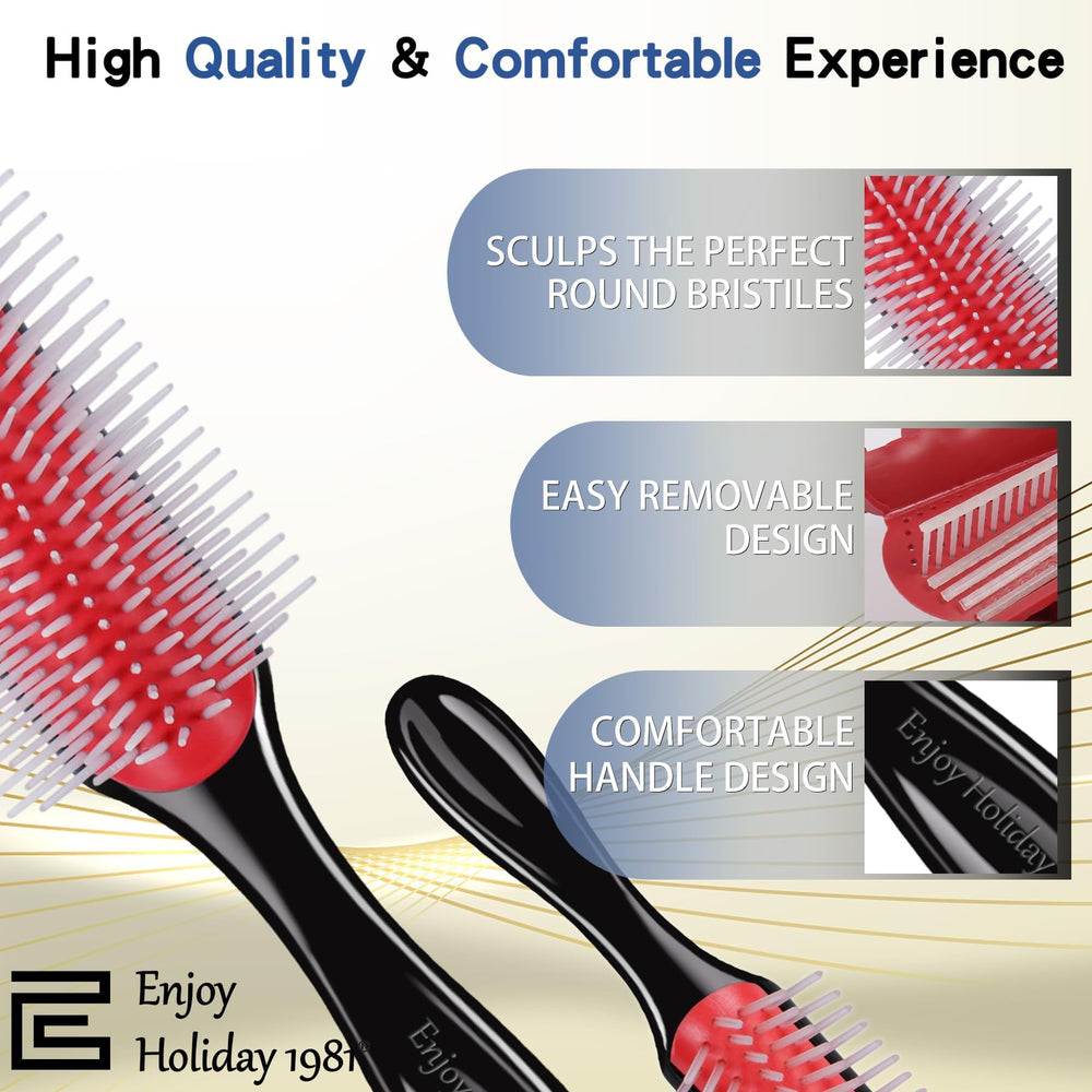 Enjoy Holiday 1981 removable pad enables quick cleaning after styling.