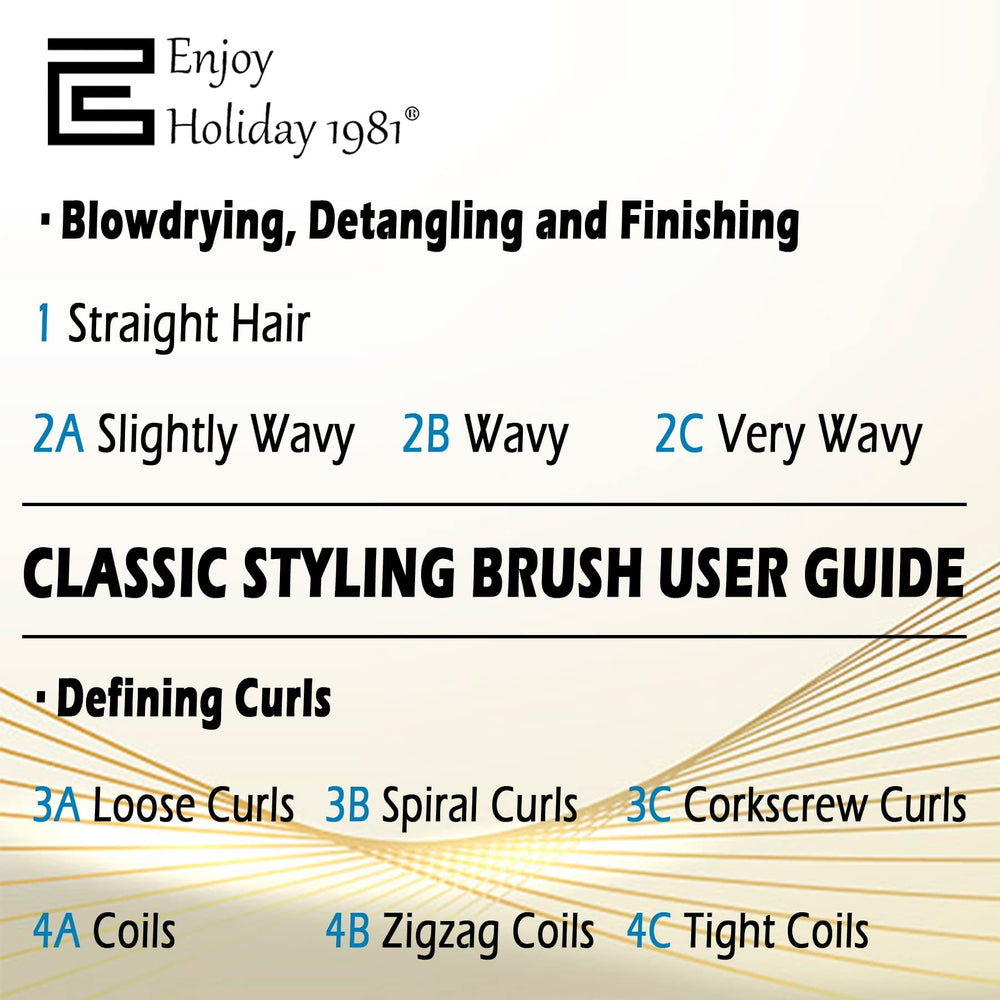 Enjoy Holiday 1981 trusted by stylists and influencers for curl shaping.